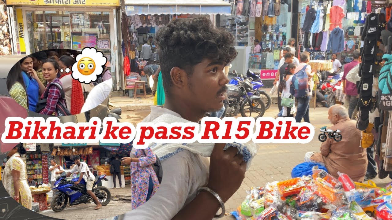 ♥️Beggar on R15 🏍️Public Reaction Video 😂🤣@Harshsinghjnp