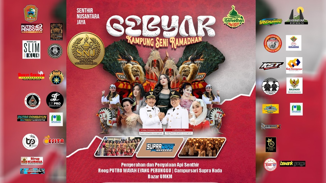 🔴LIVE SUPRA NADA -OPENING GEBYAR KAMPUNG SENI RAMADHAN - SNJ - PUTRO PENDOWO AUDIO