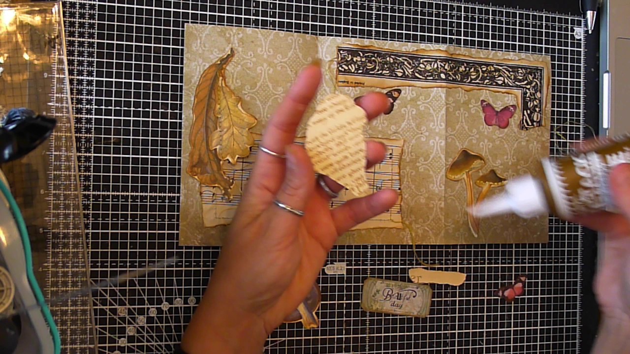 How to - Tutorial for my Double Sided File Folder Mini Journal Thingy