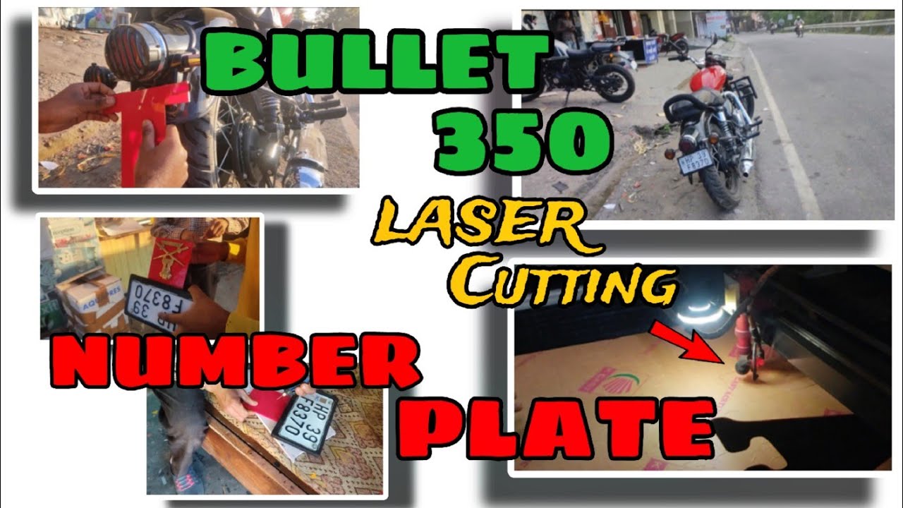 #vlog-24 BULLET 350 Number Plate Indian army logo 🪖 @hituthevlogs