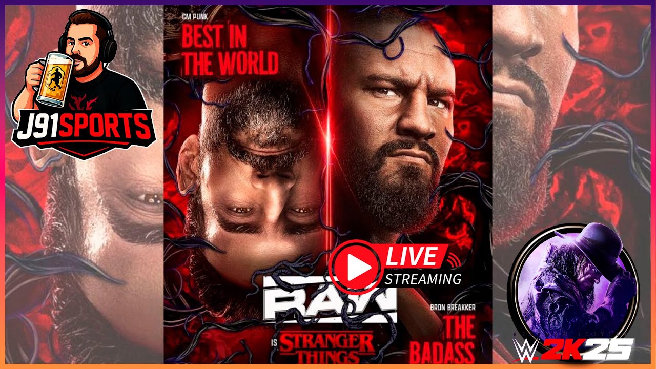 Stranger Things en WWE 2k25 🥊 / Miércoles Deportivos 🏆 / Directo 🔴 / PS5 🔵