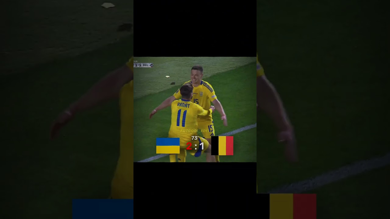 🔥 Ukraine Epic Comeback vs Belgium! 🔥