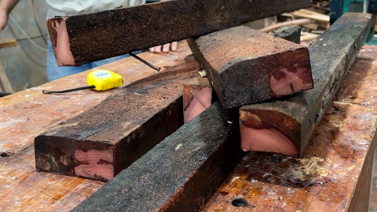 From Old House Wood to Rustic Garden Furniture — Amazing Transformation!
