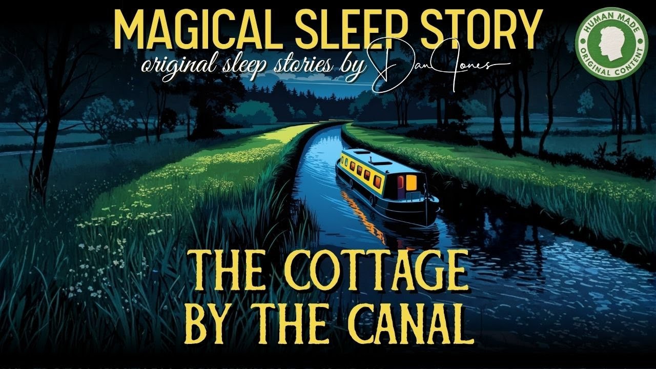 🌳 The Cottage By The Canal 😴 Bedtime Story 💤 Dan Jones Sleep Stories (No AI) | Black Screen