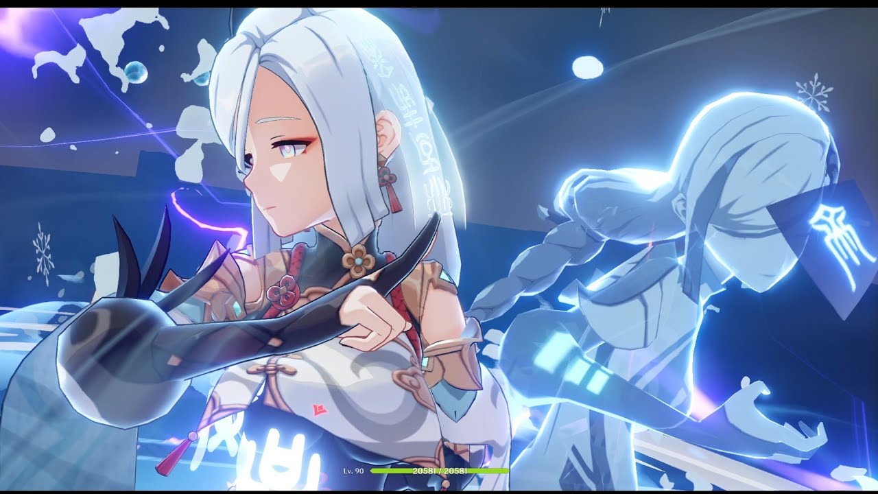 [Genshin Impact]C0 Shenhe Solo No Damage (Lv.90 Childe)