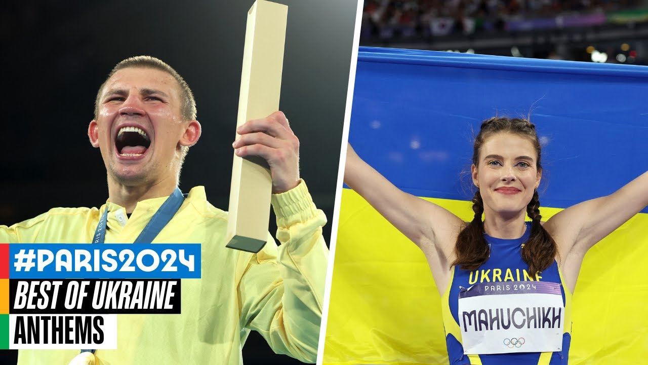 Breaking a 37 year old world record!🥇 | The best of Ukraine at Paris 2024🇺🇦  | Anthems