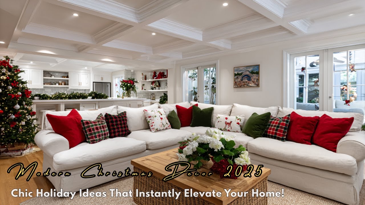 Modern Christmas Decor 2025  Chic Holiday Ideas That Instantly Elevate Your Home!