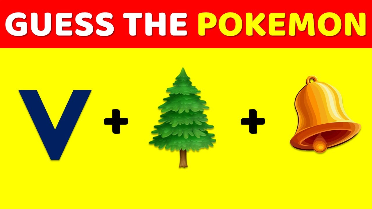 Can You Guess The Pokemon From Emoji? | Emoji Challenge | Pok&eacute;mon quiz | Emoji Puzzles