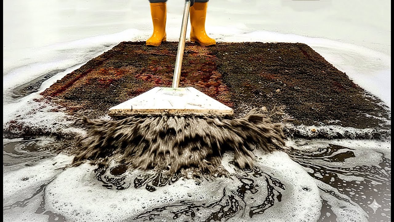 ASMR Clean Sweep – Watch a Lost Rug Come Back to Life