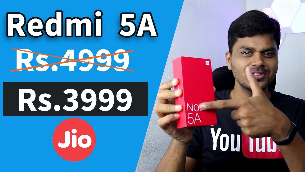 Redmi 5A at Rs.4999? or Rs.3999 ? JIO offer | Tamil Tech OPINION