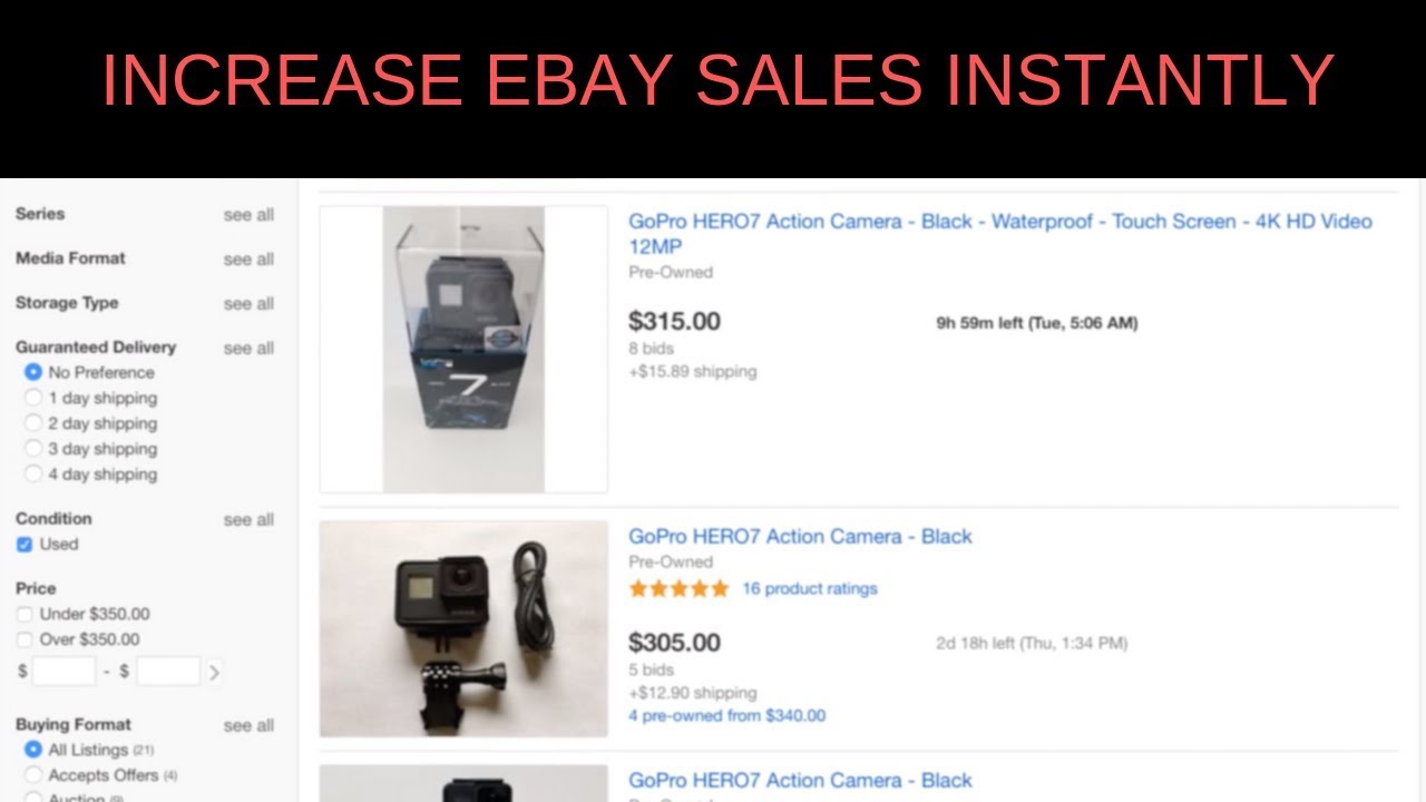 Fix your Ebay Sales INSTANTLY