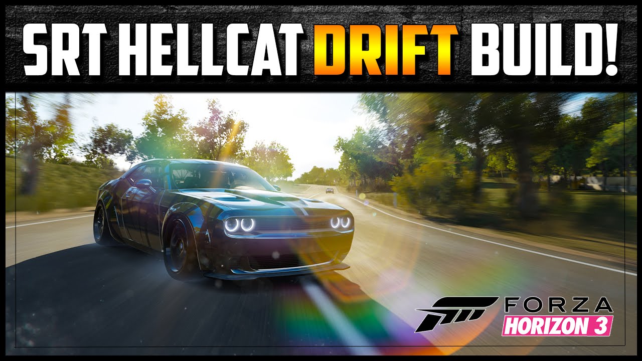 Forza Horizon 3 - Dodge Challenger SRT Hellcat Drift Build! (Salomondrin's Hellgato)