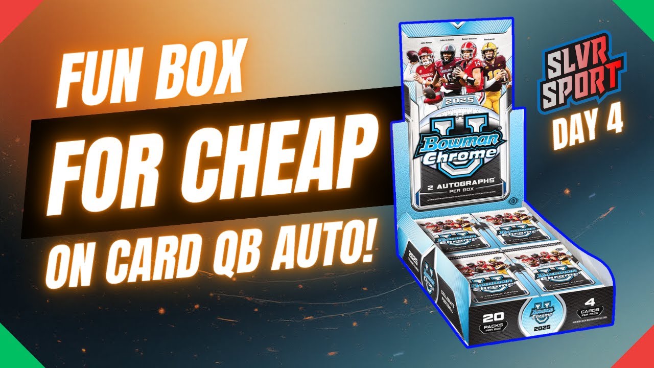 🔥 Я в восторге от этой цены! 🔥 - Распаковка коллекционного набора Bowman U Chrome Football 2025 г...