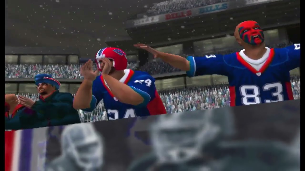 Madden NFL 09 (PS2) raiders vs bills (at buffalo)