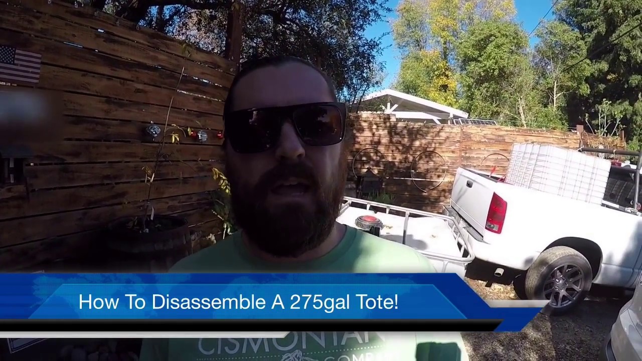 How To - Disassemble A 275gal Tote
