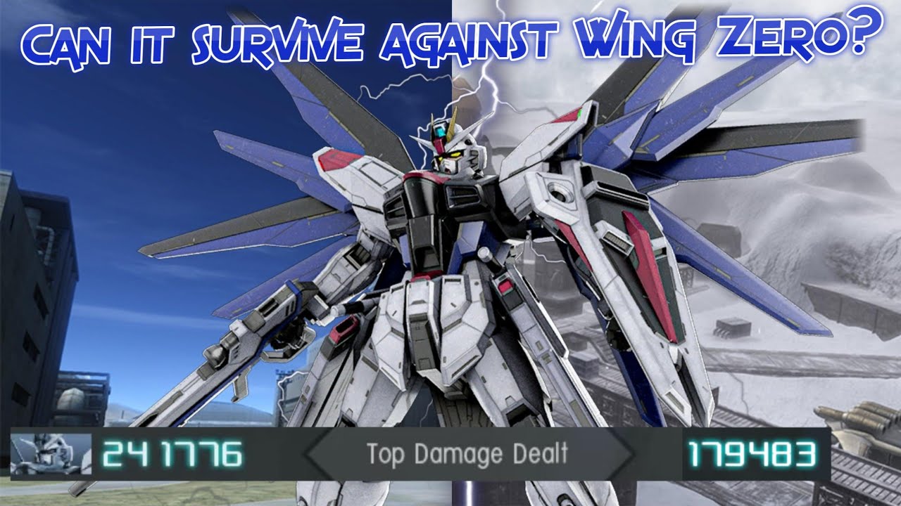 GBO2 Freedom Gundam: Can it survive against Wing Zero?