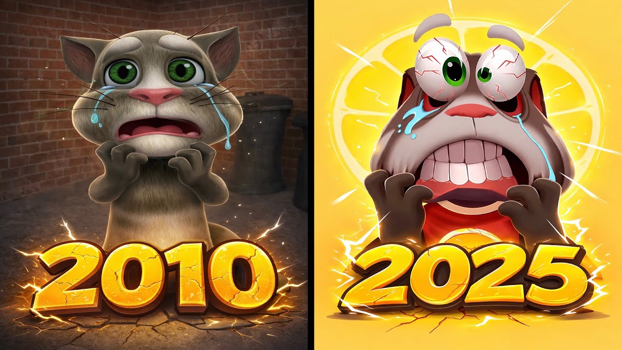 Then vs Now 🔥 Talking Tom Cat 2010 vs 2025