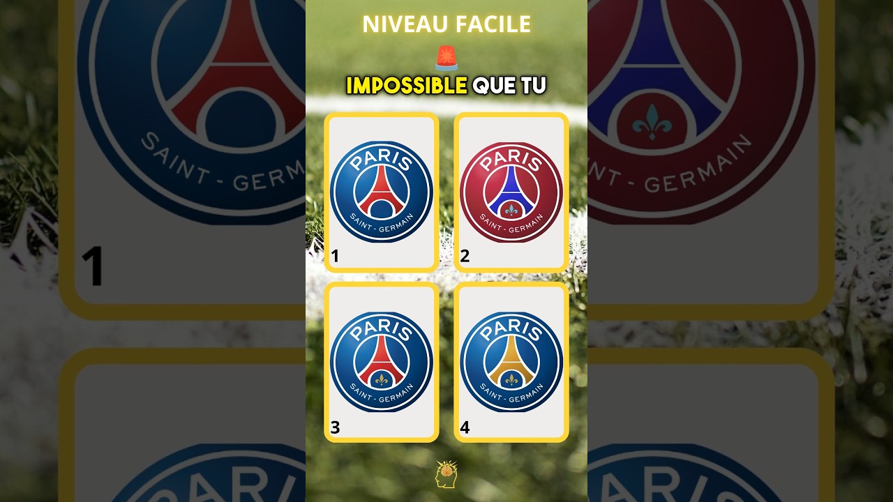 🚨 Impossible que tu retrouves les 6 vrais logos de ces &eacute;quipes de foot ! 😳 #quiz #logo #football