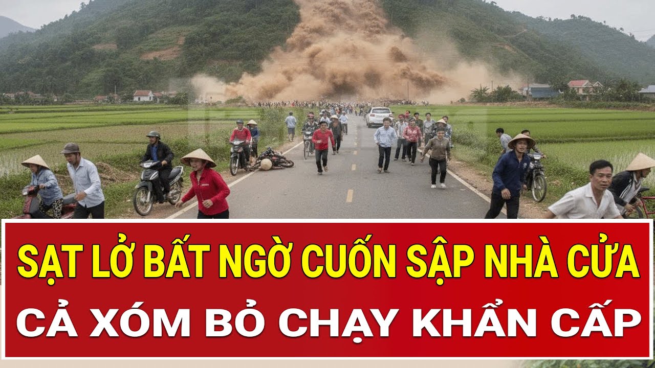 Khủng khiếp ở Đắk Lắk: Sạt lở bất ngờ cuốn sập nhà cửa, cả xóm bỏ chạy khẩn cấp trong hoảng loạn