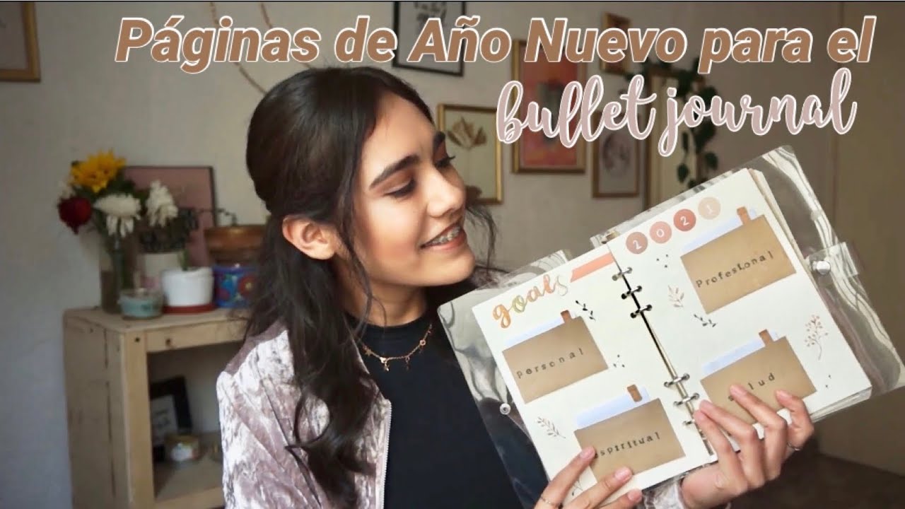 Páginas de año nuevo para el BULLET JOURNAL 2021✨// set up parte 2🤎