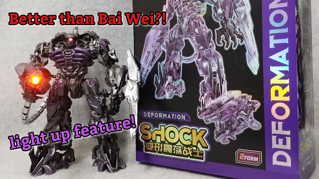 KO Leader Studio Series Shockwave с подсветкой! Модель Jinke лучше, чем Bai Wei?