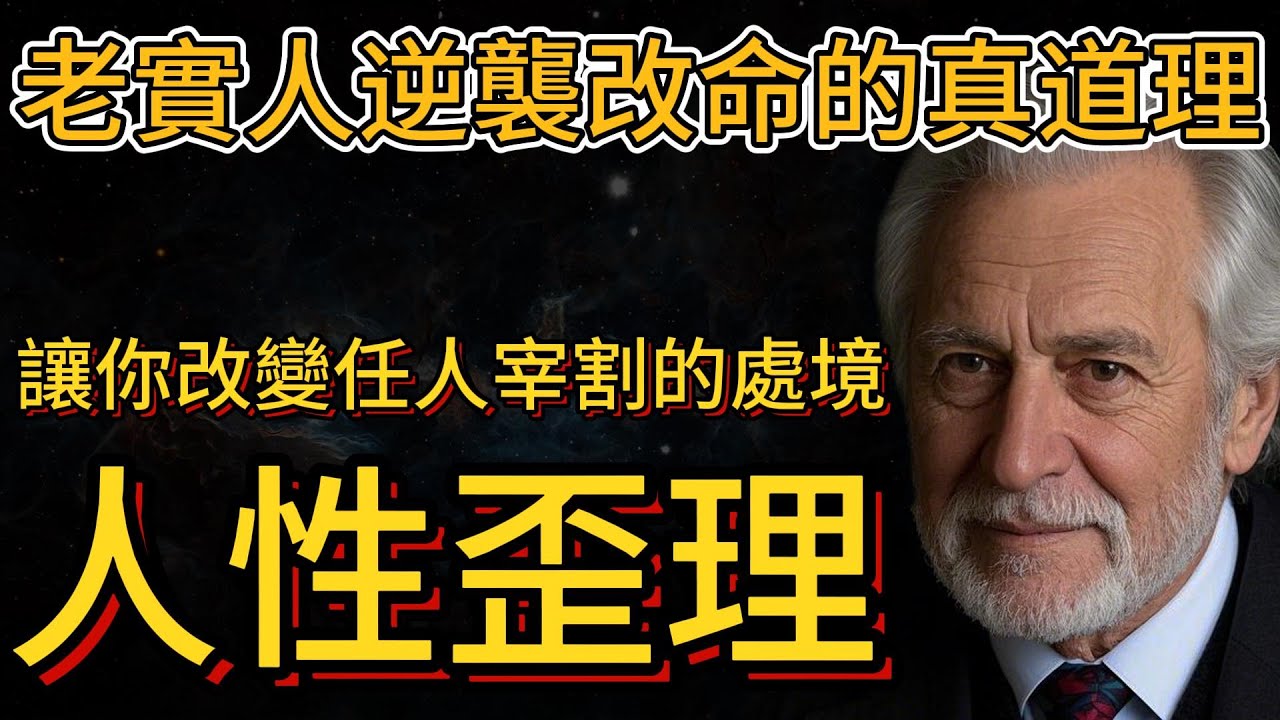 17條人性歪理，卻是老實人逆襲改命的真道理，幫你改變任人宰割的處境