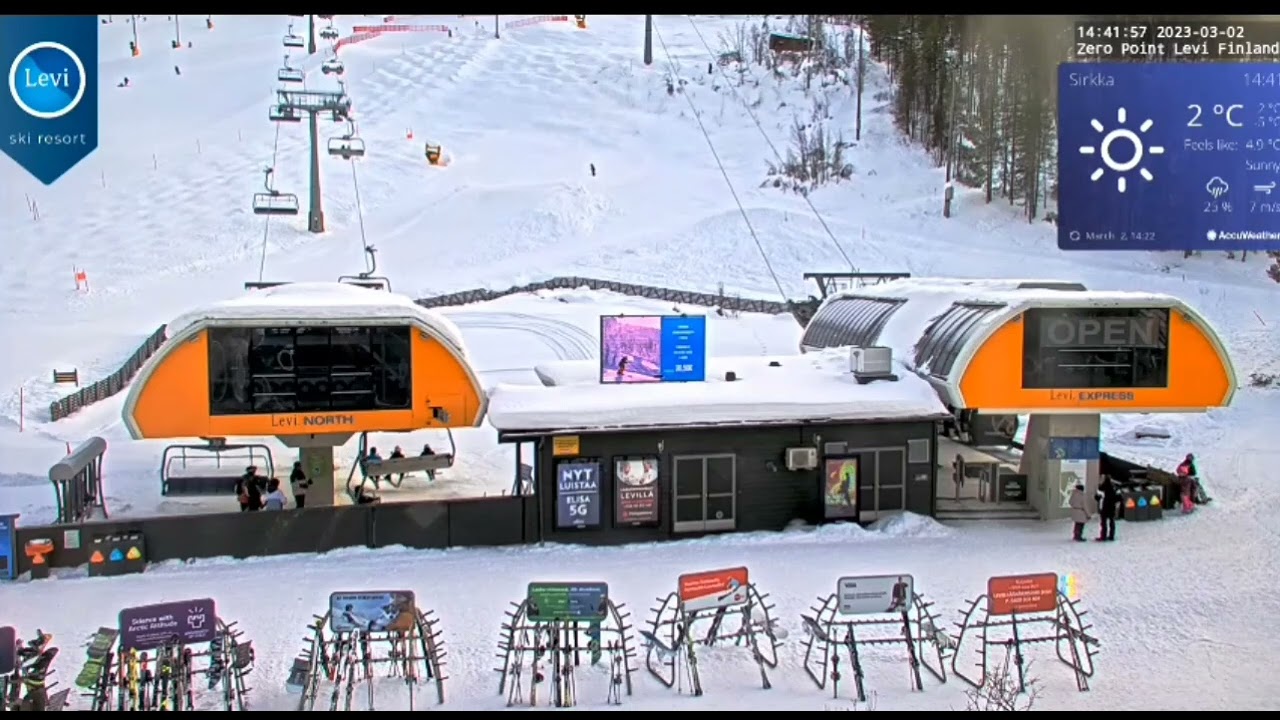 Livecam4k | levi finland | levi zero point finland live in Day light | Episode 2