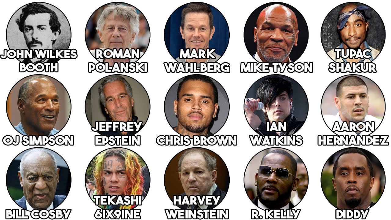 The Most Notorious Celebrity Criminals Explained