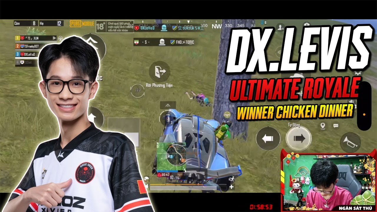 PUBG Mobile Vietnam : DX.LeVis Ultimate Royale Full Match