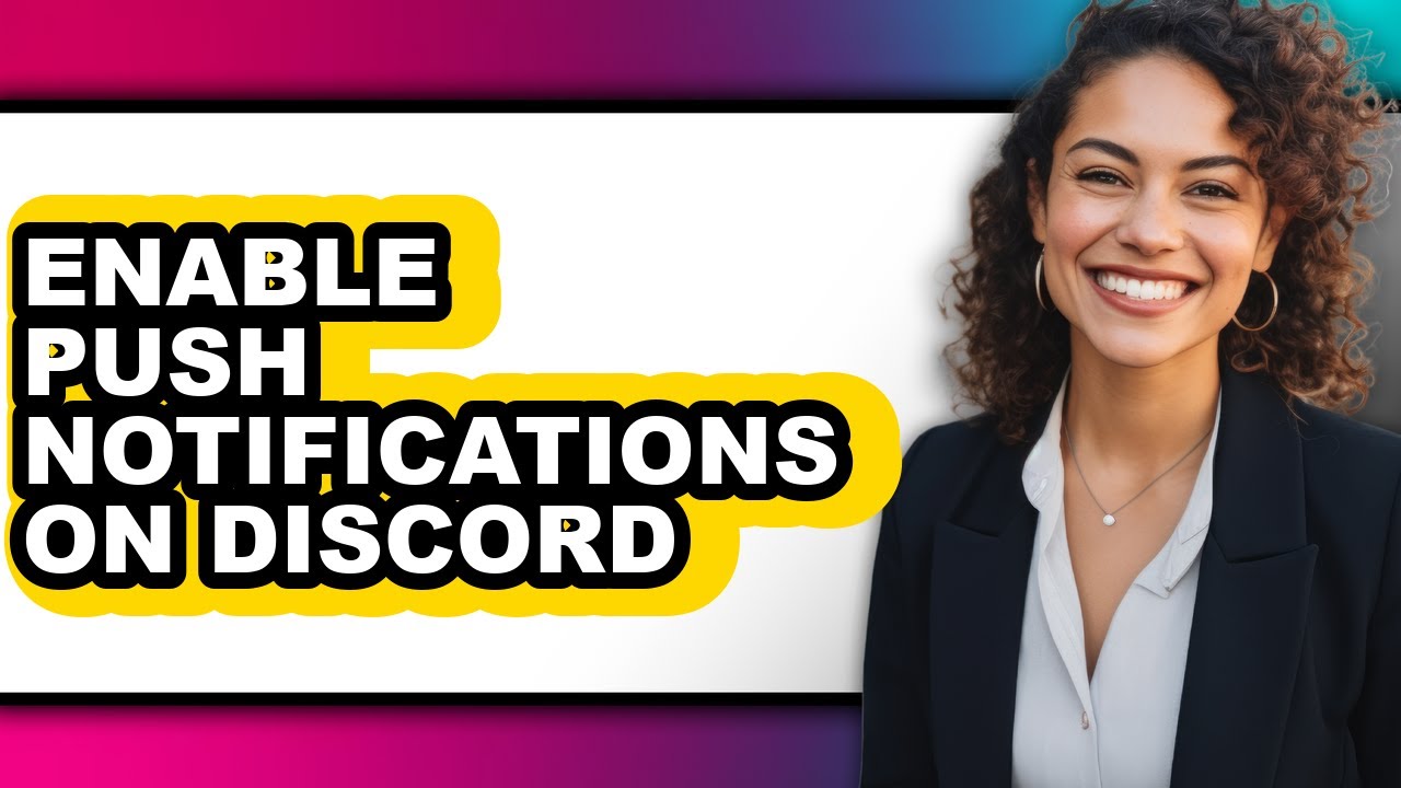 How to Enable Push Notifications on Discord (updated)