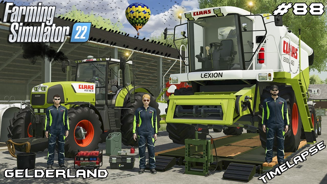 Покупка CLAAS LEXION 460 и CLAAS V660 | Животные в Гелдерланде | Farming Simulator 22 | Эпизод 88