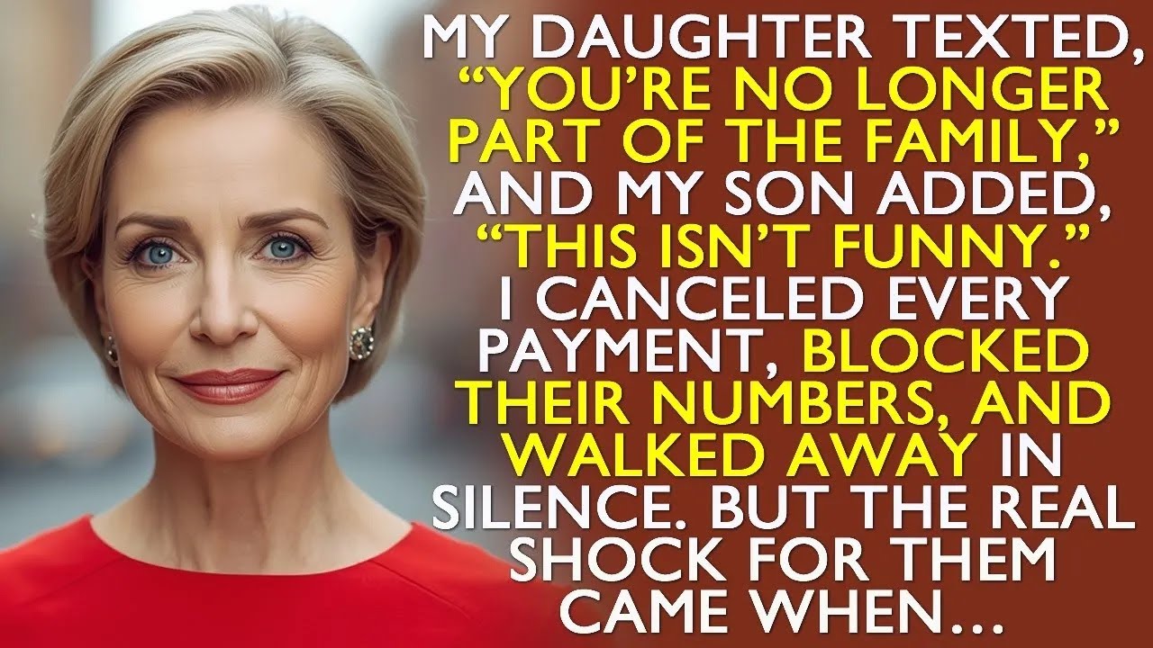 My Kids Cut Me Off With a Text： “You’re No Longer Part of the Family,” — I Sent Them One Letter…