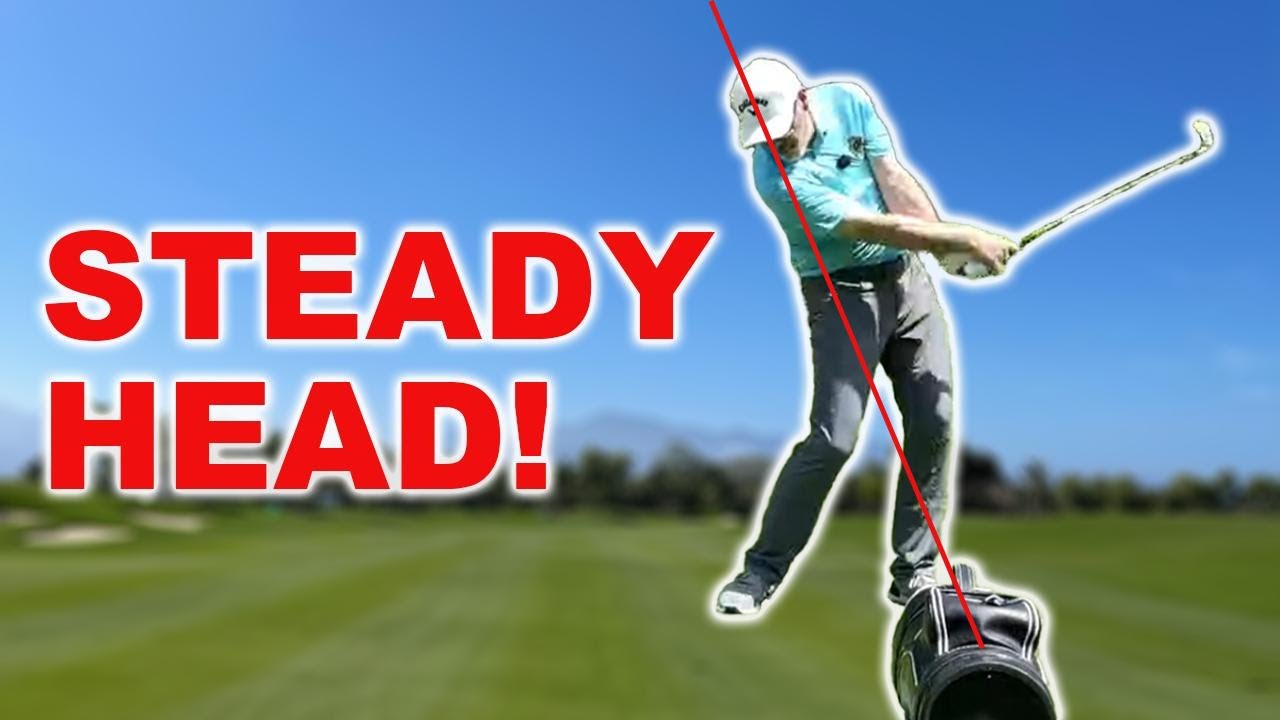 STEADY SIDE BEND FROM THE HEAD DOWN TO GET THROUGH THE GOLF BALL!