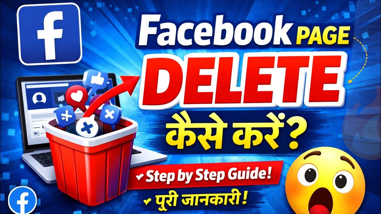 Facebook Page Delete Kaise Kare | Facebook Page Delete Kaise Kare 2026 | How to Delete Facebook Page