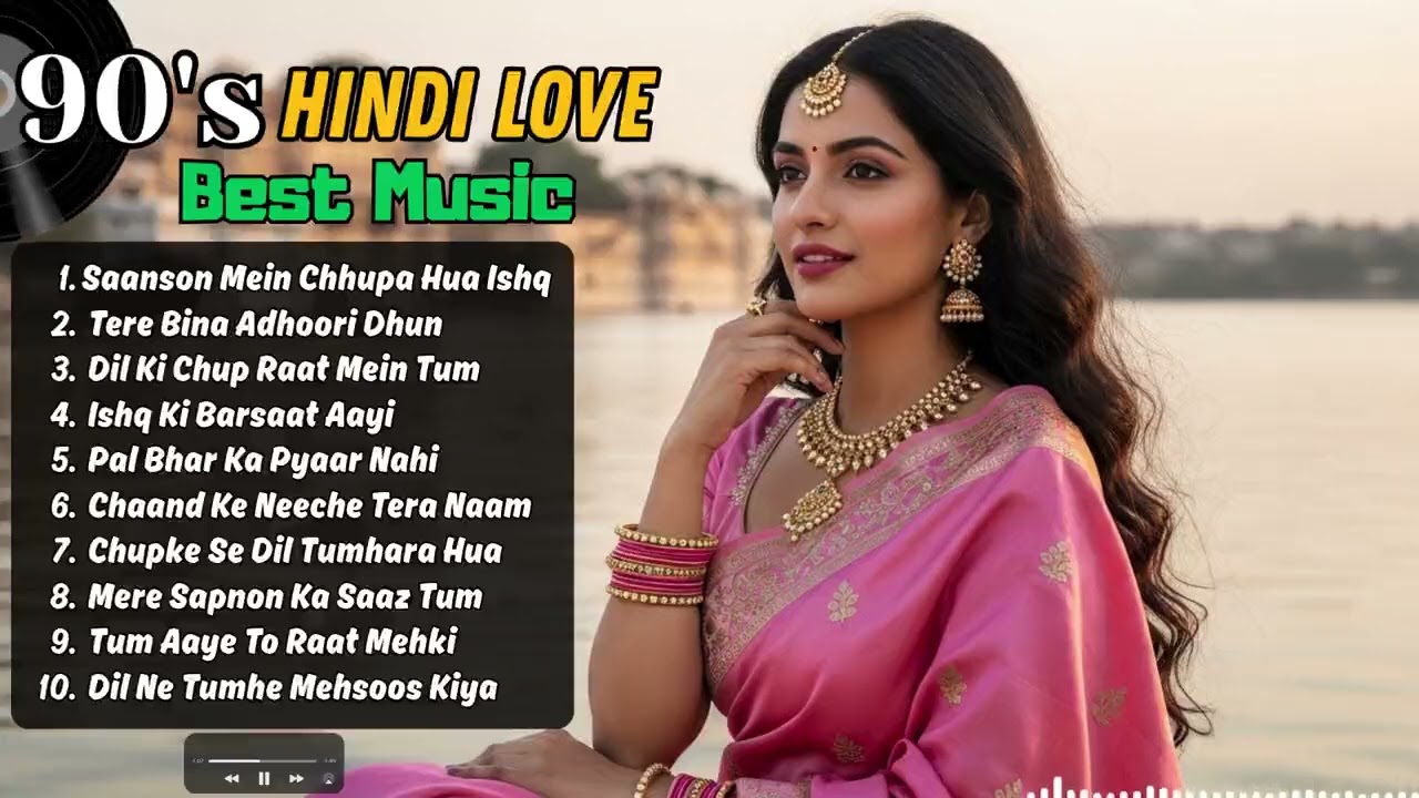 Hindi Romantic Songs 90s 🌹 Most Beautiful Love Songs From 90s Bollywood