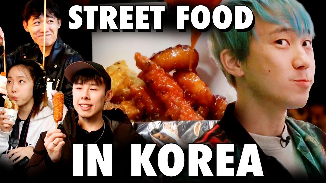 Steven Tries 23 Korean Street Foods In A Row &bull; Seoul