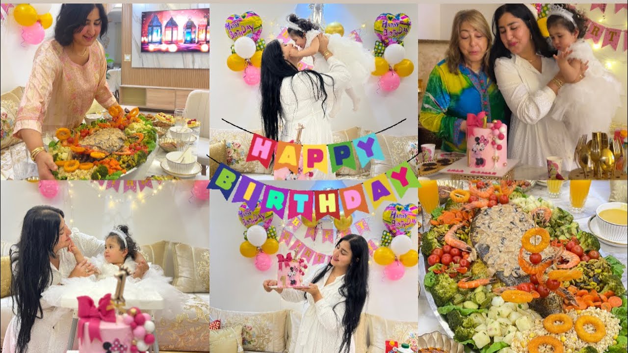 اول ظهور لبنتي قمر في قناتي🥳 عيدميلادها السنة الاولى🎂درت ليهم عراضة هماويةbirthday vlog