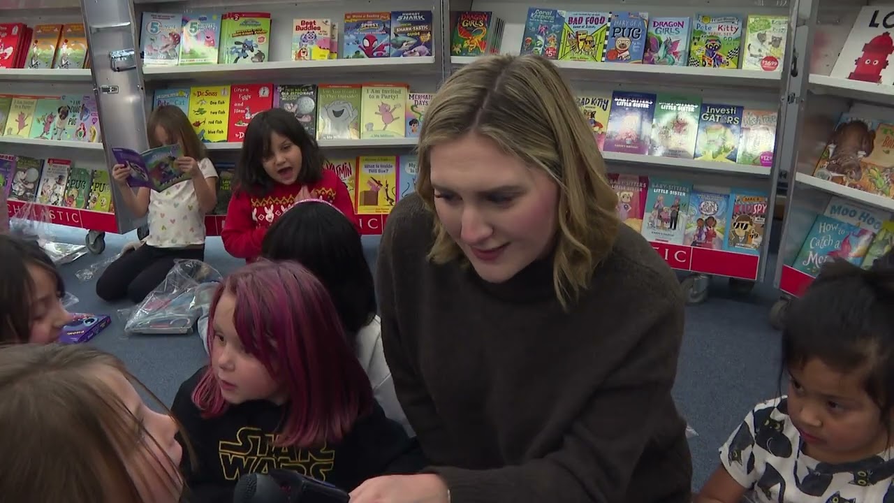 'If You Give a Child a Book': Students receive free books to encourage reading habits and learning