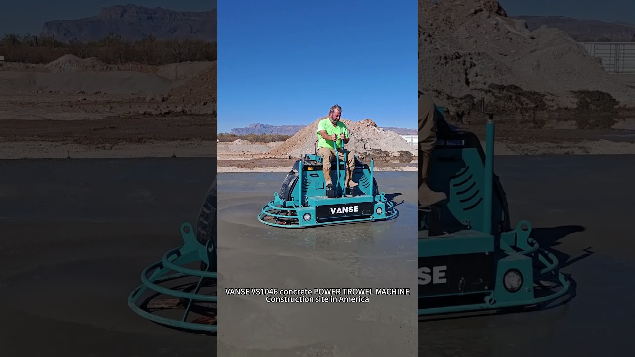 Can it handle large-scale projects with ease? The answer is of course#vanse #powertrowel