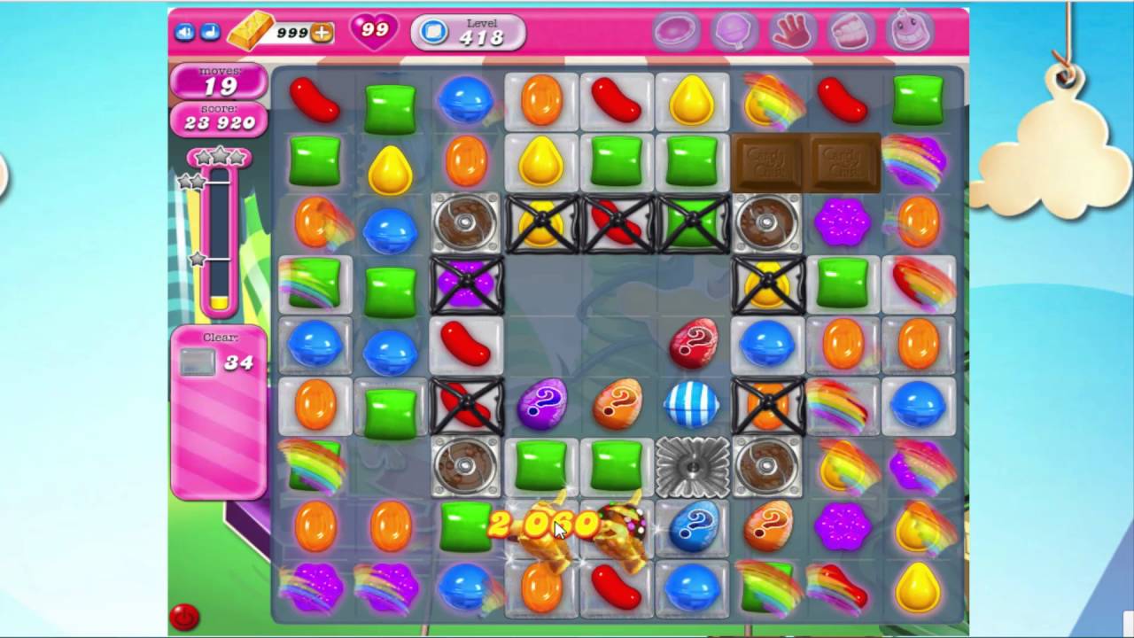 Candy Crush Saga level 418