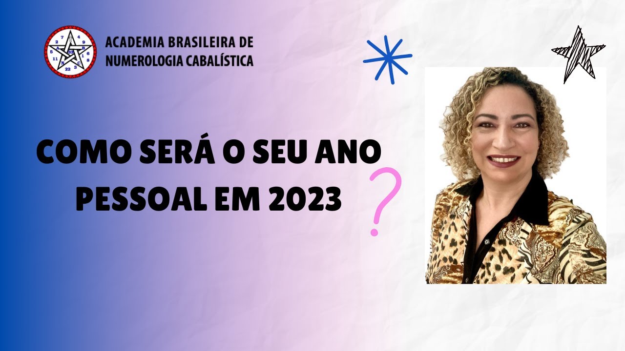 COMO SERÁ SEU ANO PESSOAL EM 2023
