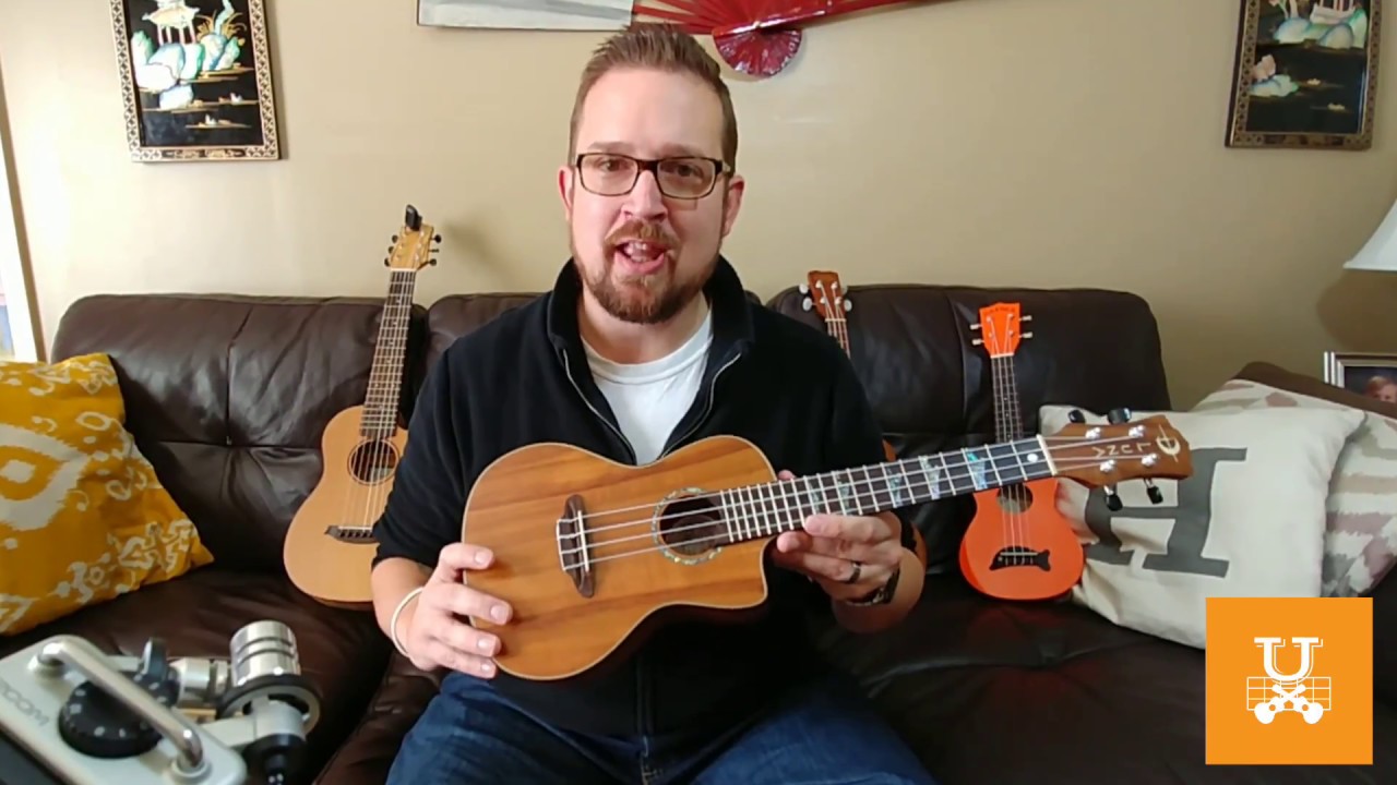 Luna High Tide Concert Koa Ukulele Review and Strumming