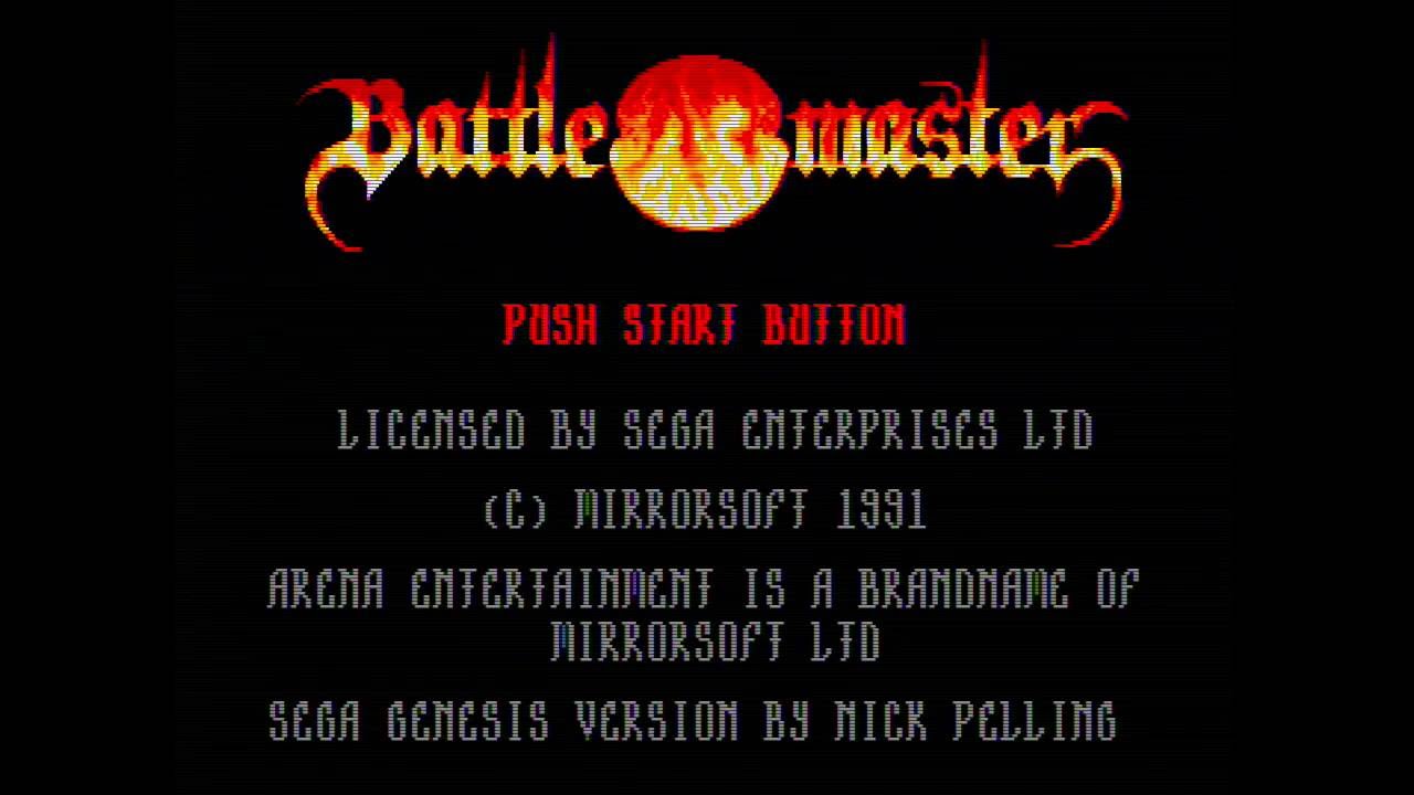 Battle Master   Sega Mega Drive gameplay