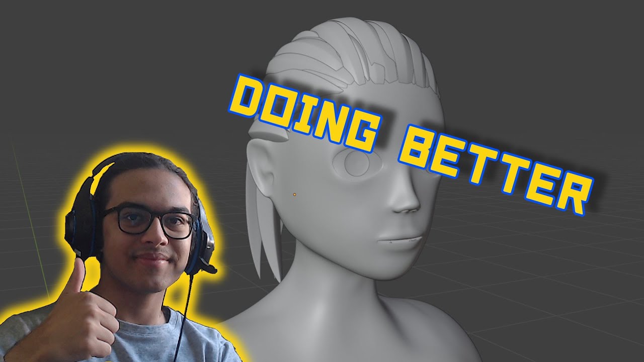 Changing his face and maybe starting the Rigging Process | 3D POC Creation