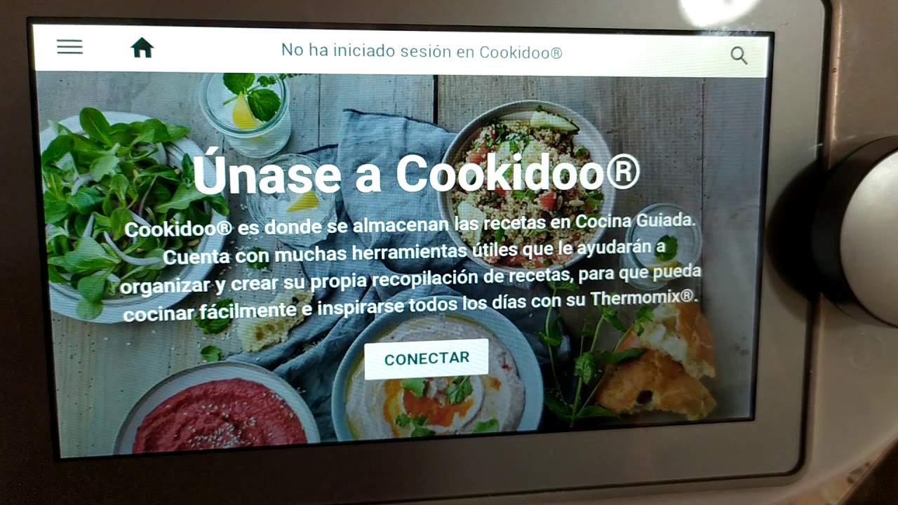 Cocinar sin conexión a cookidoo