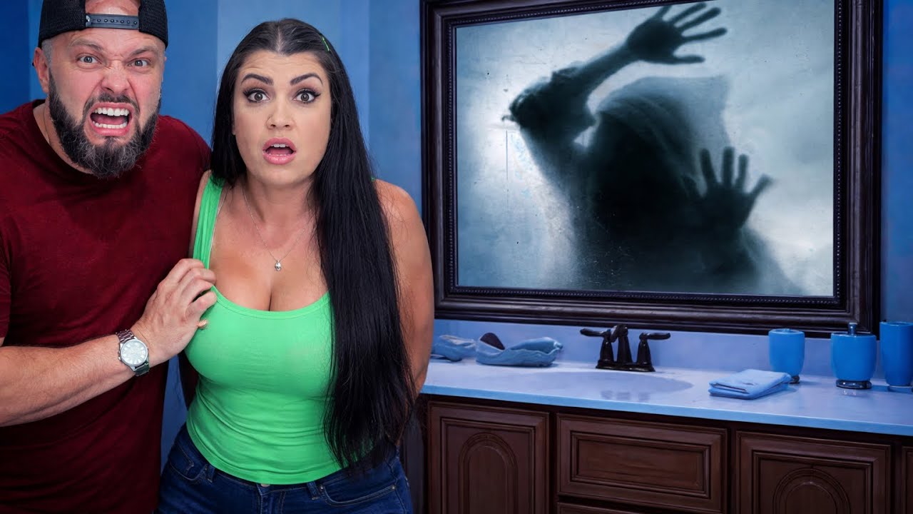 We Saw Someone in the Mirror…