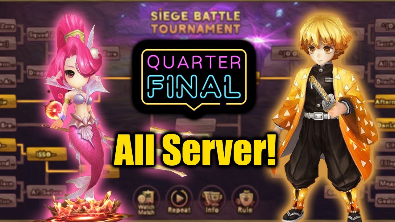 ALL SERVER Siege Defenses! | Season 17 Quarter Finals | Summoners War