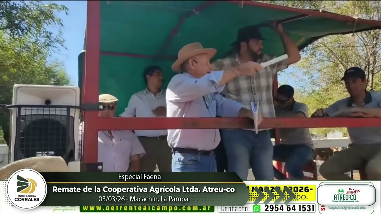 03-03-26 - Remate de la Cooperativa Agrícola Ltda.  Atreu-co - Macachín, La Pampa