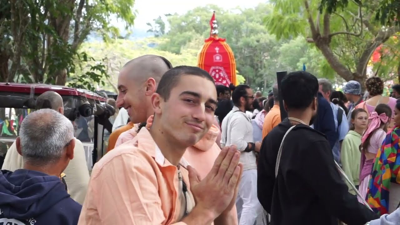 Ratha Yatra at New Govardhan with Srila B A Keshava Maharaja and The Bhakti Field 2025