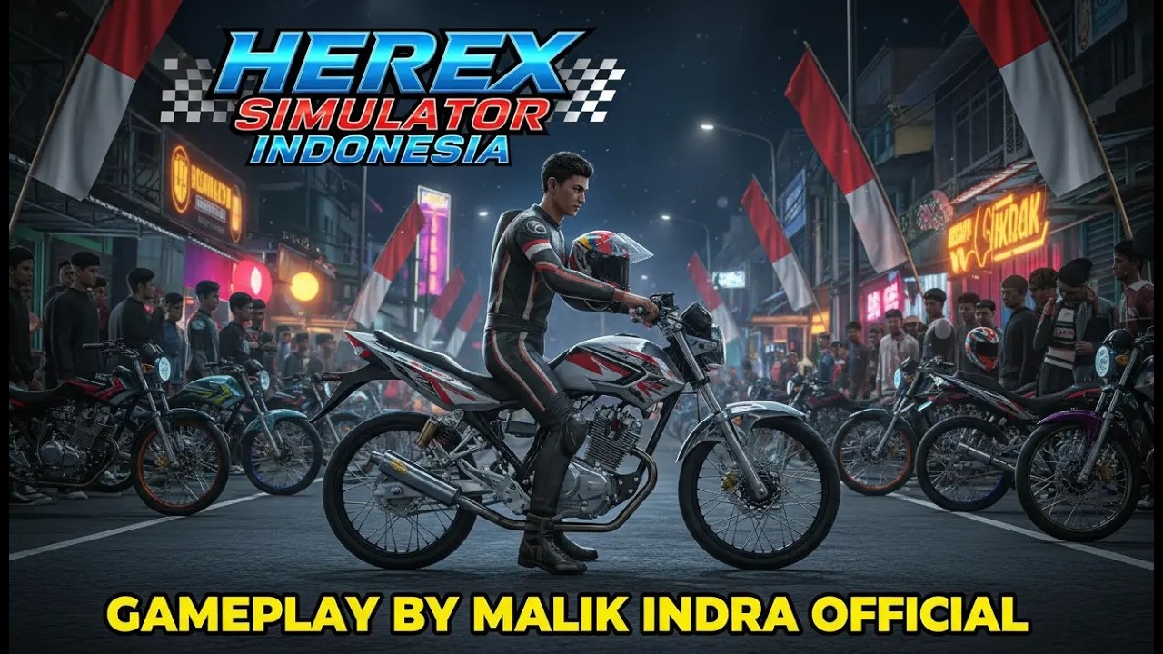 HEREX SIMULATOR INDONESIA MAX 🚀 Gameplay Pertama, Bisa Modif  Motor Herex Paling Kencang! Gameplay
